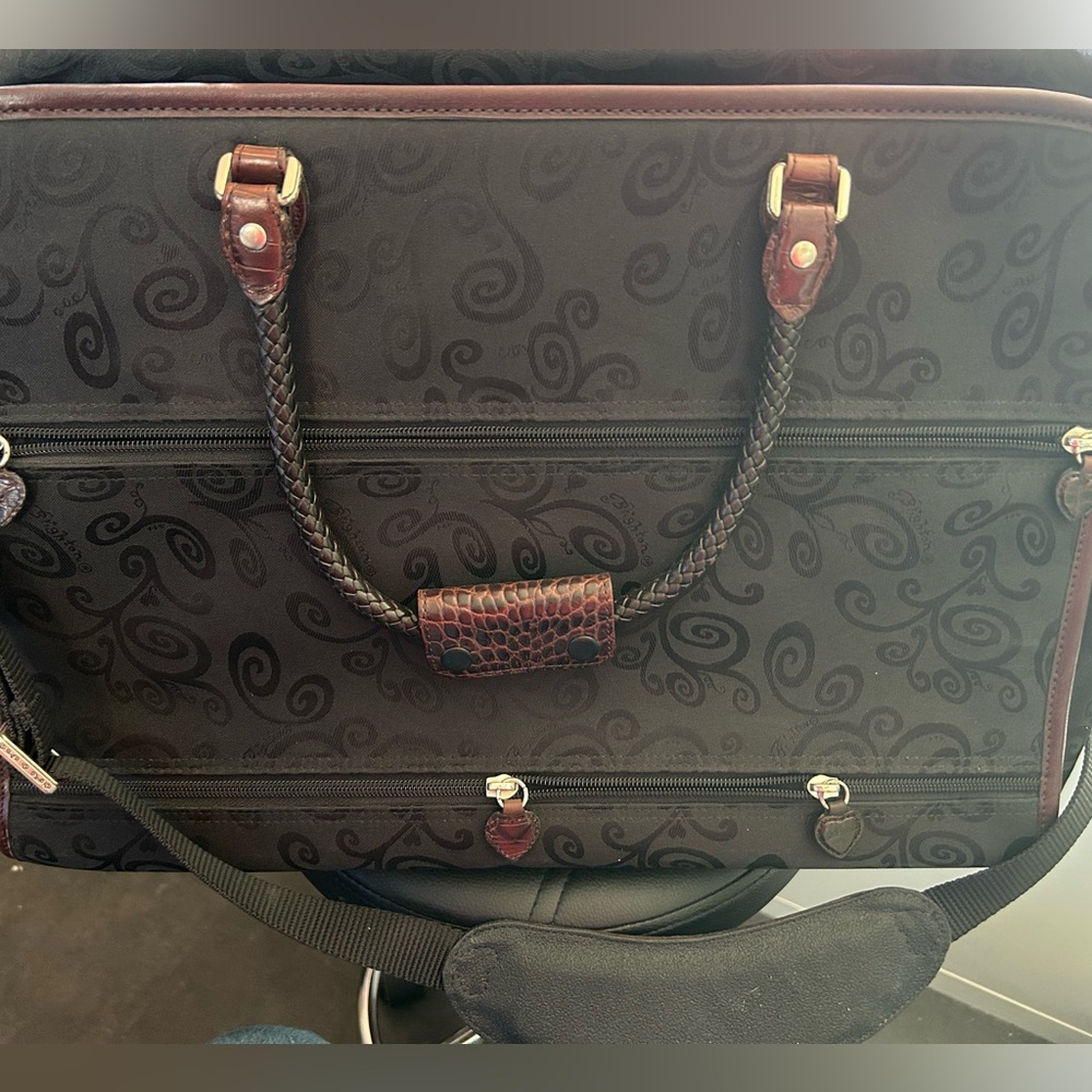 Brighton Travel Collection - Messenger Laptop Travel Bag Vintage - Picture 2 of 8
